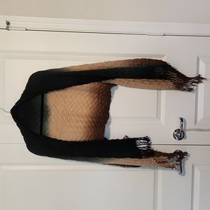 Brown & Green Ombre scarf